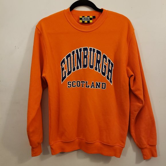 Reliant Attitude Other - Bright Orange Edinburgh Scotland Pullover Sweater